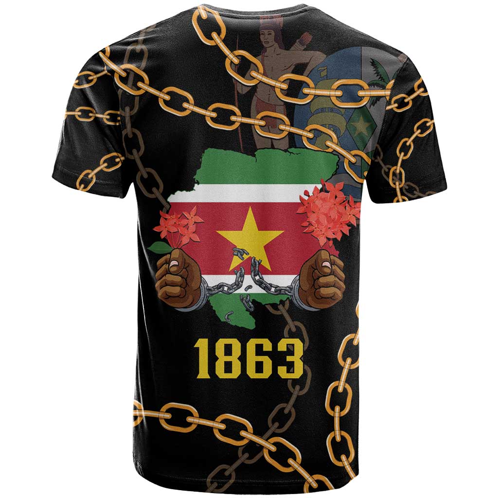 Suriname Keti Koti T Shirt Kettingsnijden Prisiri Manspasi - Wonder Print Shop