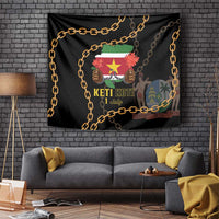 Suriname Keti Koti Tapestry Kettingsnijden Prisiri Manspasi - Wonder Print Shop