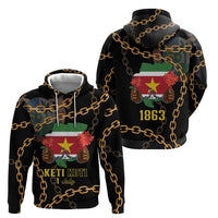 Suriname Keti Koti Zip Hoodie Kettingsnijden Prisiri Manspasi - Wonder Print Shop