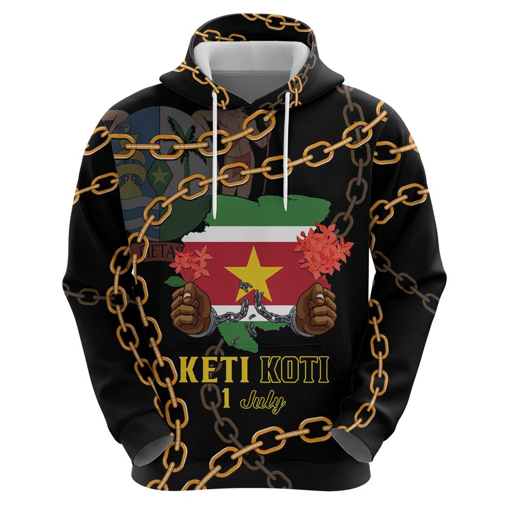 Suriname Keti Koti Zip Hoodie Kettingsnijden Prisiri Manspasi - Wonder Print Shop