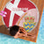 Danmark 2024 Football Beach Blanket We are Red We are White We are Danish Dynamite - Wonder Print Shop