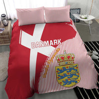 Danmark 2024 Football Bedding Set We are Red We are White We are Danish Dynamite - Wonder Print Shop