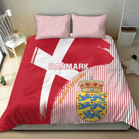 Danmark 2024 Football Bedding Set We are Red We are White We are Danish Dynamite - Wonder Print Shop