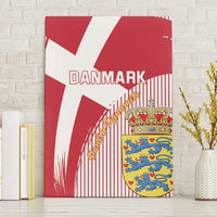Danmark 2024 Football Canvas Wall Art We are Red We are White We are Danish Dynamite - Wonder Print Shop