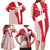 Custom Danmark 2024 Football Family Matching Long Sleeve Bodycon Dress and Hawaiian Shirt We are Red We are White We are Danish Dynamite - Wonder Print Shop