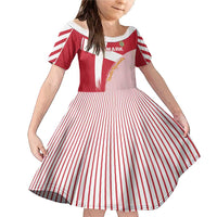 Custom Danmark 2024 Football Family Matching Mermaid Dress and Hawaiian Shirt We are Red We are White We are Danish Dynamite - Wonder Print Shop