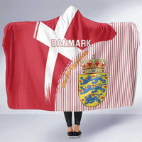 Danmark 2024 Football Hooded Blanket We are Red We are White We are Danish Dynamite