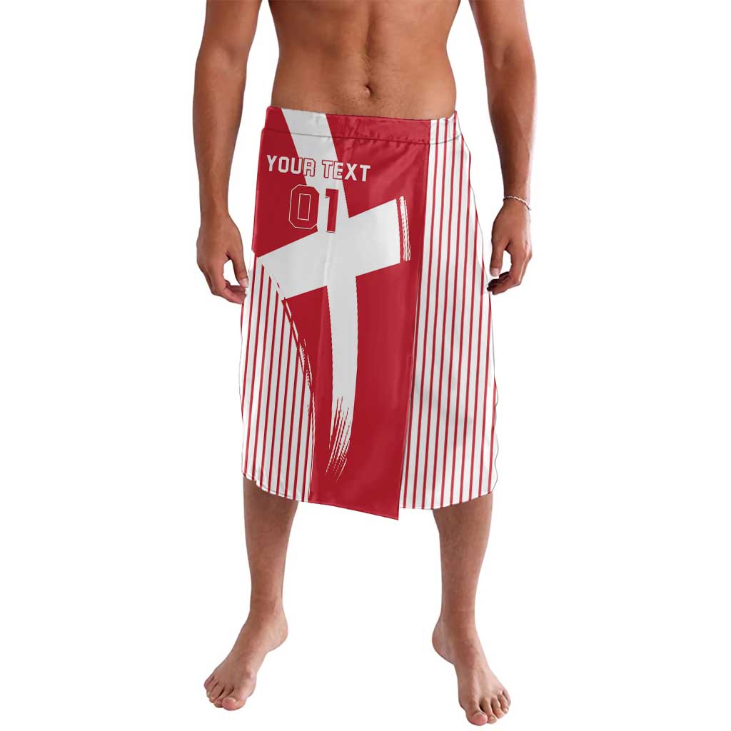 Custom Danmark 2024 Football Lavalava We are Red We are White We are Danish Dynamite - Wonder Print Shop
