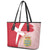 Danmark 2024 Football Leather Tote Bag We are Red We are White We are Danish Dynamite - Wonder Print Shop