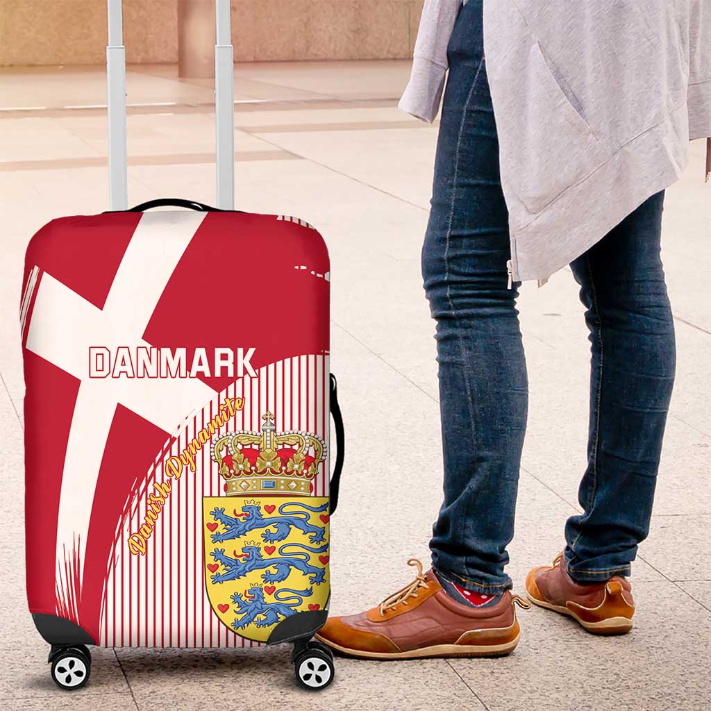 Danmark 2024 Football Luggage Cover We are Red We are White We are Danish Dynamite - Wonder Print Shop