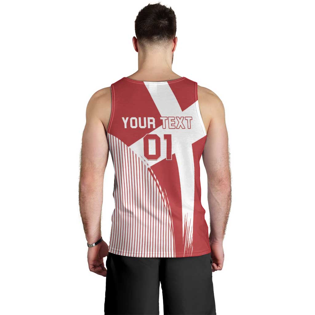 Custom Danmark 2024 Football Men Tank Top We are Red We are White We are Danish Dynamite - Wonder Print Shop