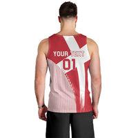 Custom Danmark 2024 Football Men Tank Top We are Red We are White We are Danish Dynamite - Wonder Print Shop