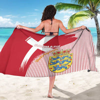 Danmark 2024 Football Sarong We are Red We are White We are Danish Dynamite - Wonder Print Shop