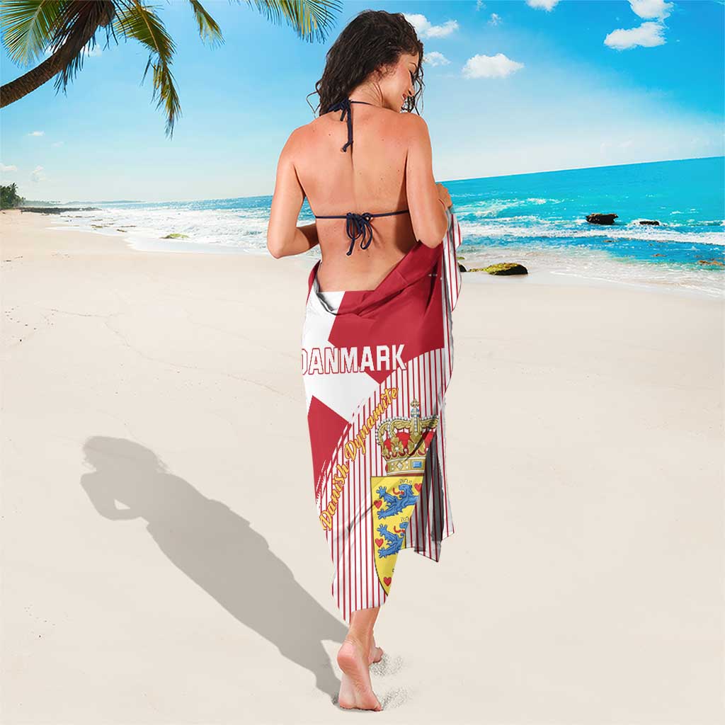 Danmark 2024 Football Sarong We are Red We are White We are Danish Dynamite - Wonder Print Shop