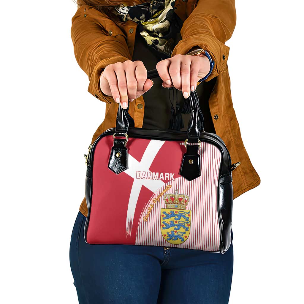 Danmark 2024 Football Shoulder Handbag We are Red We are White We are Danish Dynamite