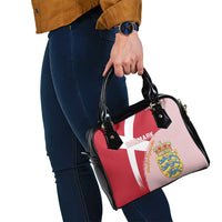 Danmark 2024 Football Shoulder Handbag We are Red We are White We are Danish Dynamite