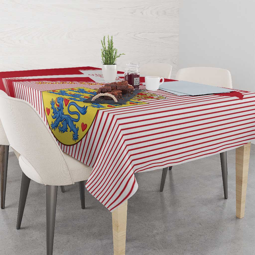 Danmark 2024 Football Tablecloth We are Red We are White We are Danish Dynamite - Wonder Print Shop