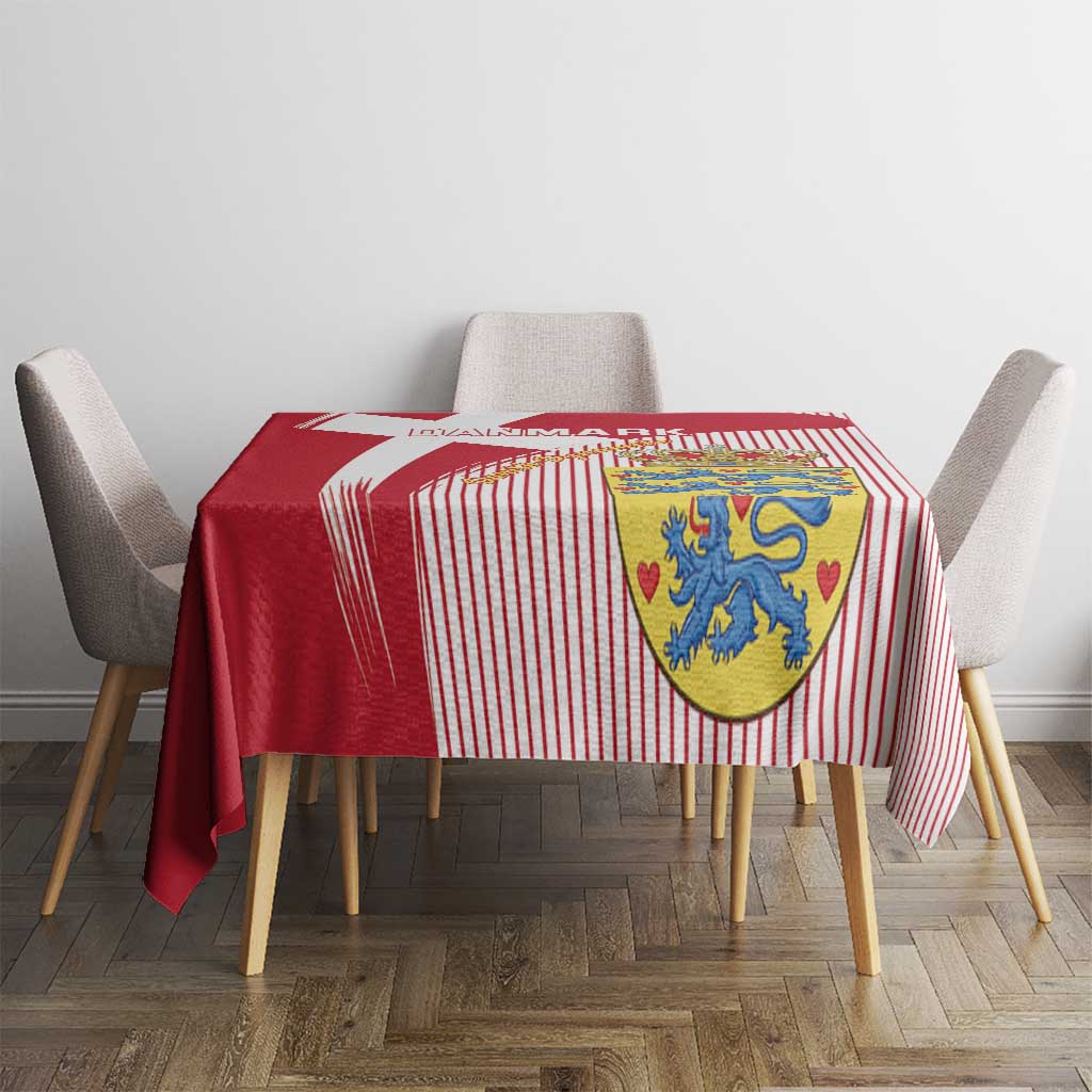 Danmark 2024 Football Tablecloth We are Red We are White We are Danish Dynamite - Wonder Print Shop