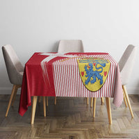 Danmark 2024 Football Tablecloth We are Red We are White We are Danish Dynamite - Wonder Print Shop