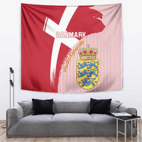 Danmark 2024 Football Tapestry We are Red We are White We are Danish Dynamite - Wonder Print Shop