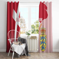 Danmark 2024 Football Window Curtain We are Red We are White We are Danish Dynamite - Wonder Print Shop