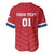 Custom Czech Republic 2024 Football Baseball Jersey Jeden Tym Jeden Cil Czechia - Wonder Print Shop