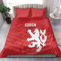 Czech Republic 2024 Football Bedding Set Jeden Tym Jeden Cil Czechia - Wonder Print Shop