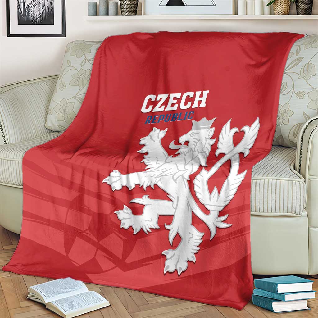Czech Republic 2024 Football Blanket Jeden Tym Jeden Cil Czechia
