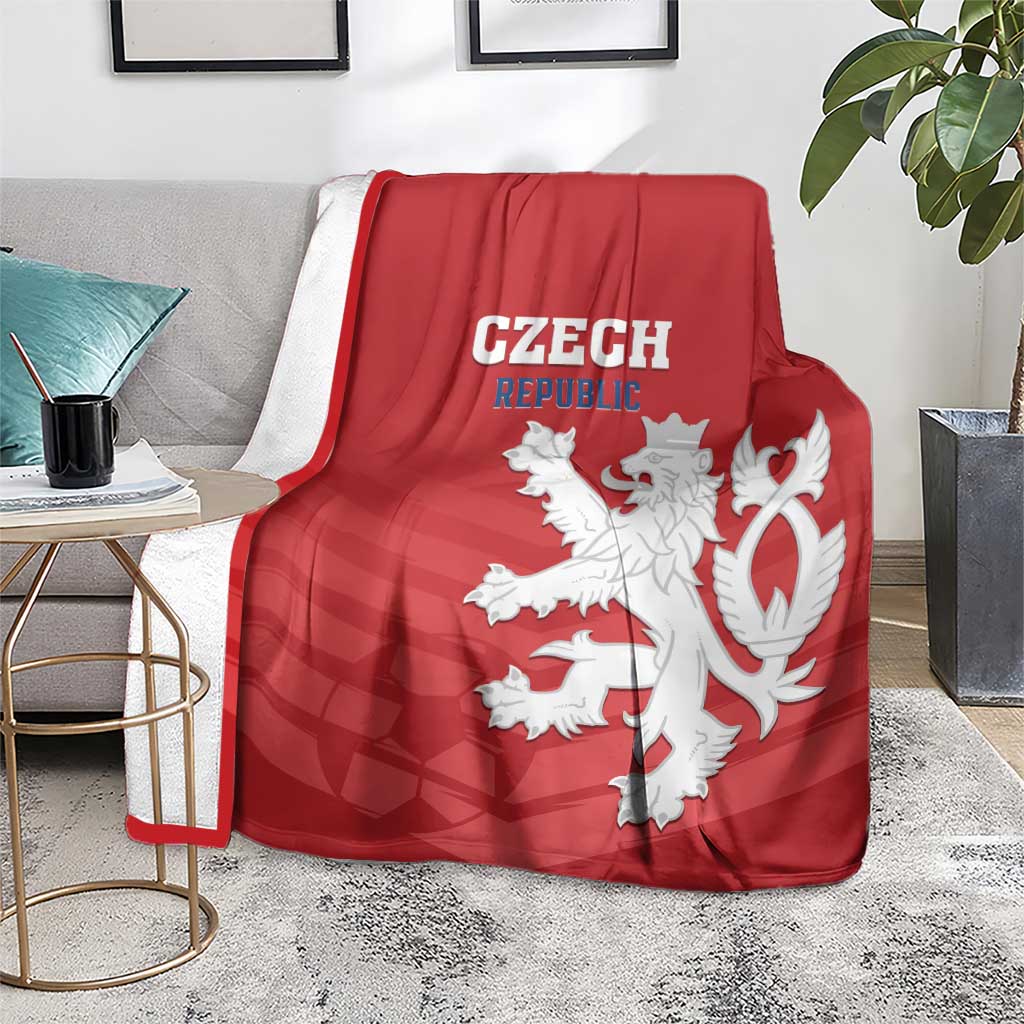 Czech Republic 2024 Football Blanket Jeden Tym Jeden Cil Czechia