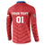 Custom Czech Republic 2024 Football Button Sweatshirt Jeden Tym Jeden Cil Czechia - Wonder Print Shop