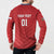 Custom Czech Republic 2024 Football Button Sweatshirt Jeden Tym Jeden Cil Czechia - Wonder Print Shop