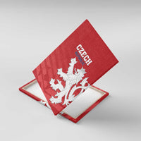 Czech Republic 2024 Football Canvas Wall Art Jeden Tym Jeden Cil Czechia - Wonder Print Shop
