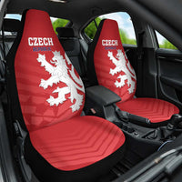 Czech Republic 2024 Football Car Seat Cover Jeden Tym Jeden Cil Czechia - Wonder Print Shop