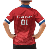 Custom Czech Republic 2024 Football Family Matching Mermaid Dress and Hawaiian Shirt Jeden Tym Jeden Cil Czechia - Wonder Print Shop