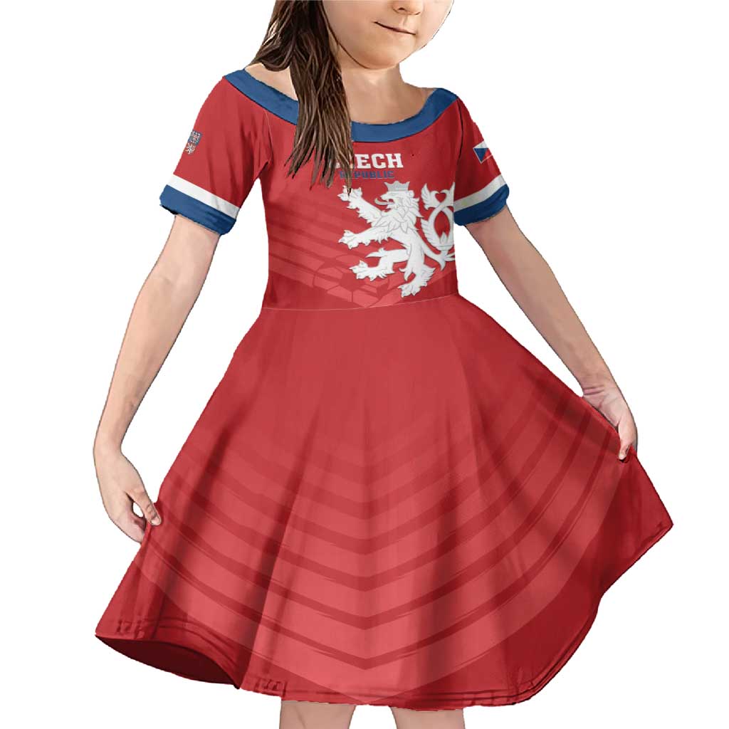 Custom Czech Republic 2024 Football Family Matching Mermaid Dress and Hawaiian Shirt Jeden Tym Jeden Cil Czechia - Wonder Print Shop