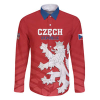 Custom Czech Republic 2024 Football Family Matching Off Shoulder Maxi Dress and Hawaiian Shirt Jeden Tym Jeden Cil Czechia - Wonder Print Shop