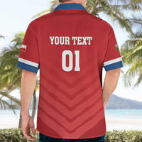 Custom Czech Republic 2024 Football Hawaiian Shirt Jeden Tym Jeden Cil Czechia - Wonder Print Shop