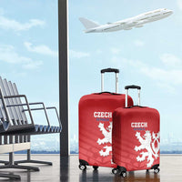 Czech Republic 2024 Football Luggage Cover Jeden Tym Jeden Cil Czechia - Wonder Print Shop