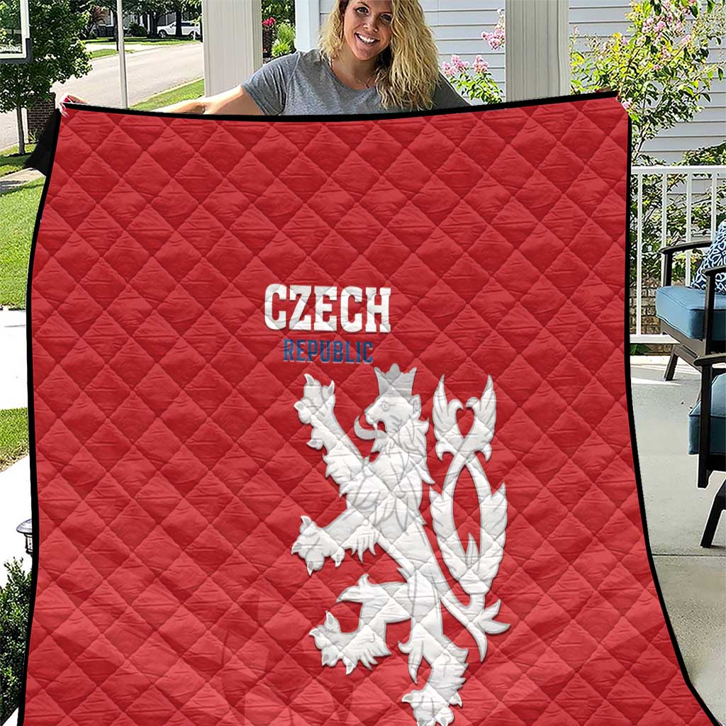 Czech Republic 2024 Football Quilt Jeden Tym Jeden Cil Czechia - Wonder Print Shop