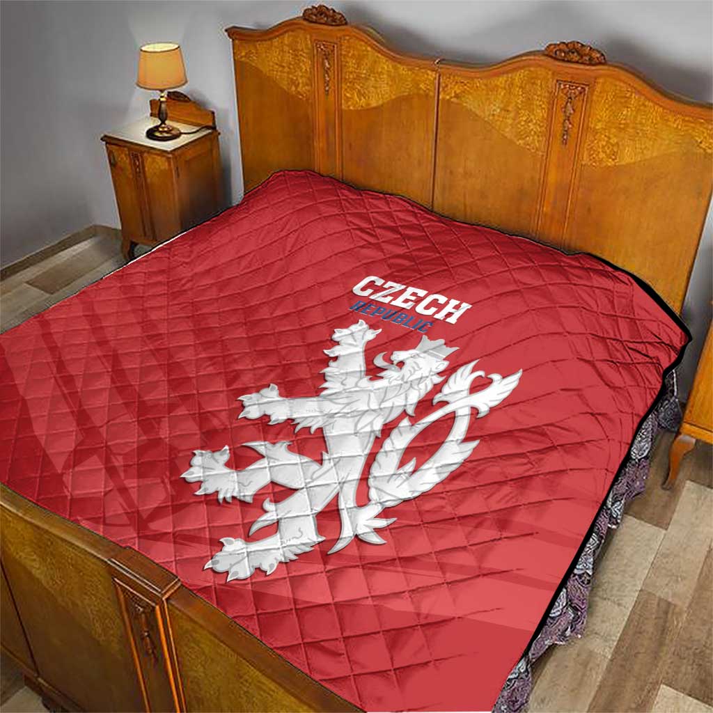 Czech Republic 2024 Football Quilt Jeden Tym Jeden Cil Czechia - Wonder Print Shop