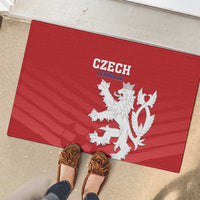 Czech Republic 2024 Football Rubber Doormat Jeden Tym Jeden Cil Czechia - Wonder Print Shop