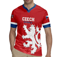 Custom Czech Republic 2024 Football Rugby Jersey Jeden Tym Jeden Cil Czechia - Wonder Print Shop