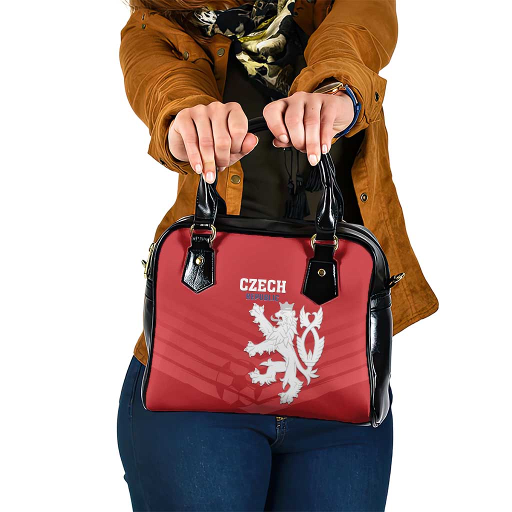 Czech Republic 2024 Football Shoulder Handbag Jeden Tym Jeden Cil Czechia