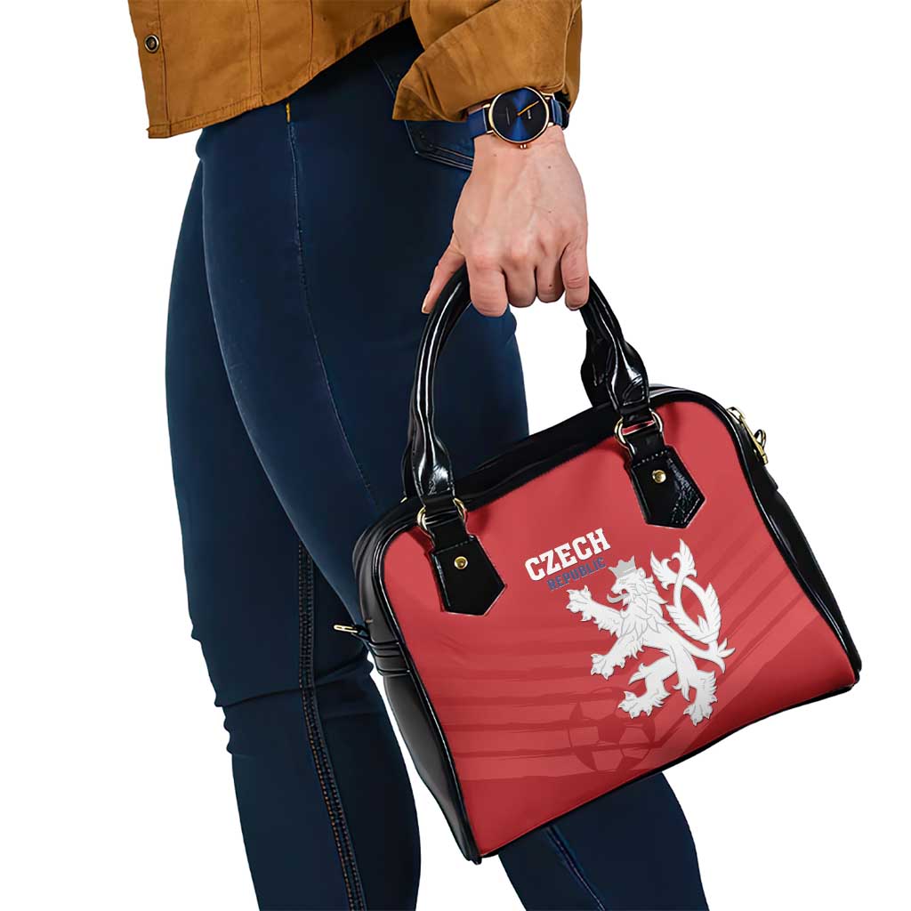 Czech Republic 2024 Football Shoulder Handbag Jeden Tym Jeden Cil Czechia