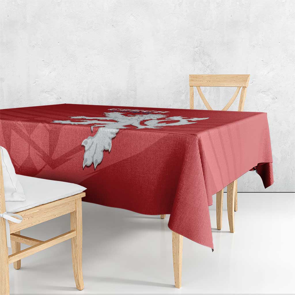 Czech Republic 2024 Football Tablecloth Jeden Tym Jeden Cil Czechia - Wonder Print Shop