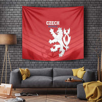 Czech Republic 2024 Football Tapestry Jeden Tym Jeden Cil Czechia - Wonder Print Shop