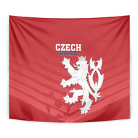 Czech Republic 2024 Football Tapestry Jeden Tym Jeden Cil Czechia - Wonder Print Shop
