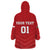 Custom Czech Republic 2024 Football Wearable Blanket Hoodie Jeden Tym Jeden Cil Czechia - Wonder Print Shop