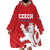 Custom Czech Republic 2024 Football Wearable Blanket Hoodie Jeden Tym Jeden Cil Czechia - Wonder Print Shop