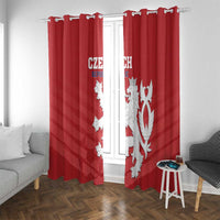 Czech Republic 2024 Football Window Curtain Jeden Tym Jeden Cil Czechia - Wonder Print Shop